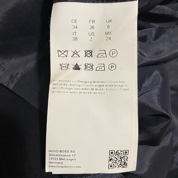 Hugo Boss Navy Sheath Dress size 2 - Picture 10 of 13